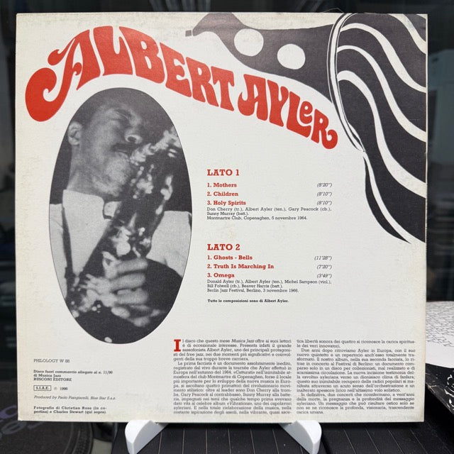Albert Ayler - Albert Ayler (LP)