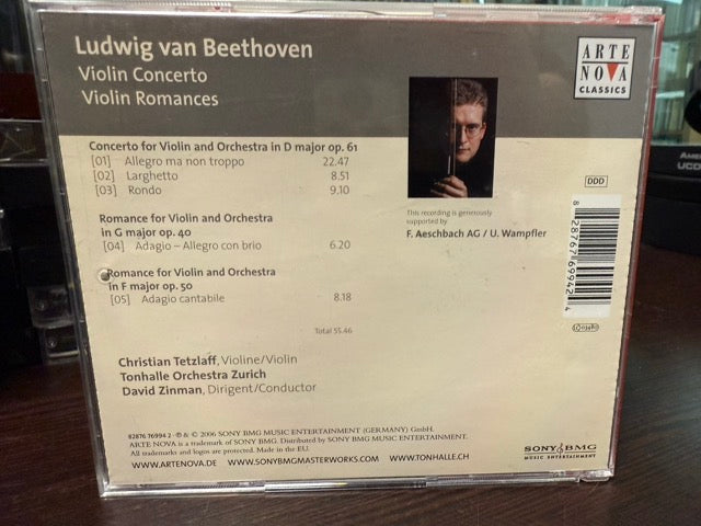 Beethoven - David Zinman, Christian Tetzlaff - Violin Concerto (CD)