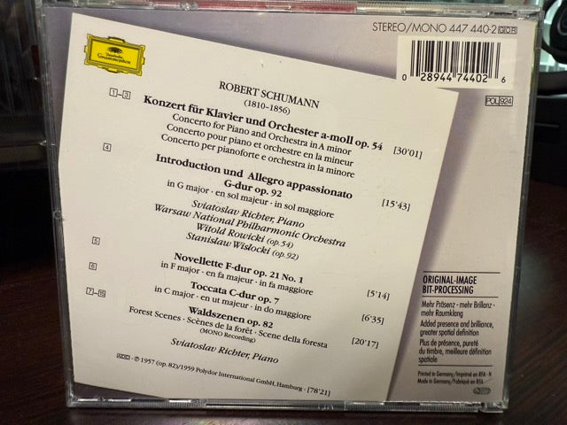 Schumann - Sviatoslav Richter - Piano Concerto (CD)