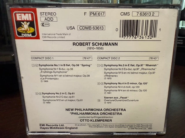 Schumann - Otto Klemperer - Symphonien 1-4 (3xCD)