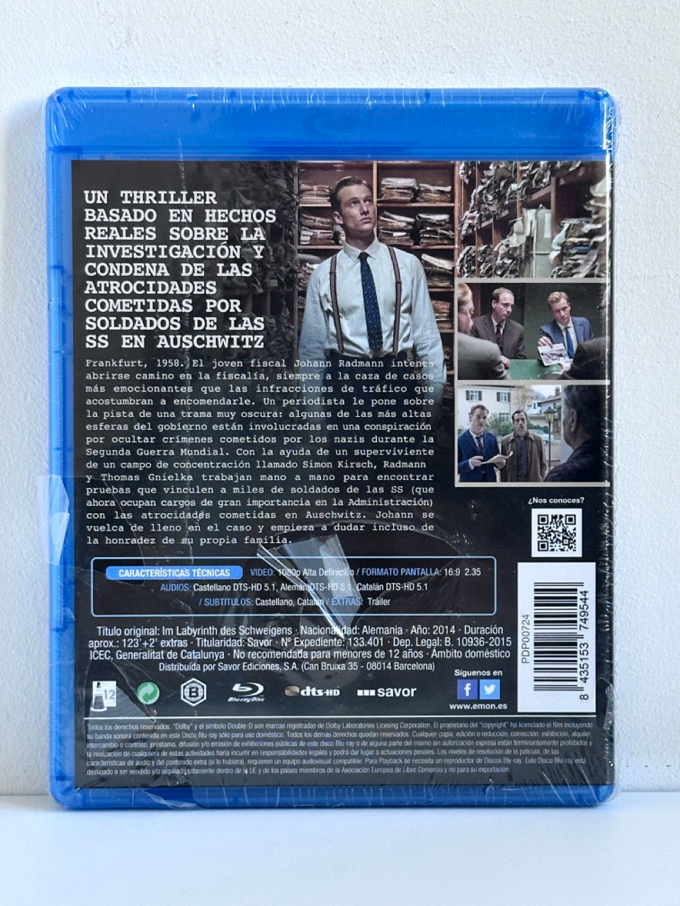 La conspiración del silencio (Blu-ray)