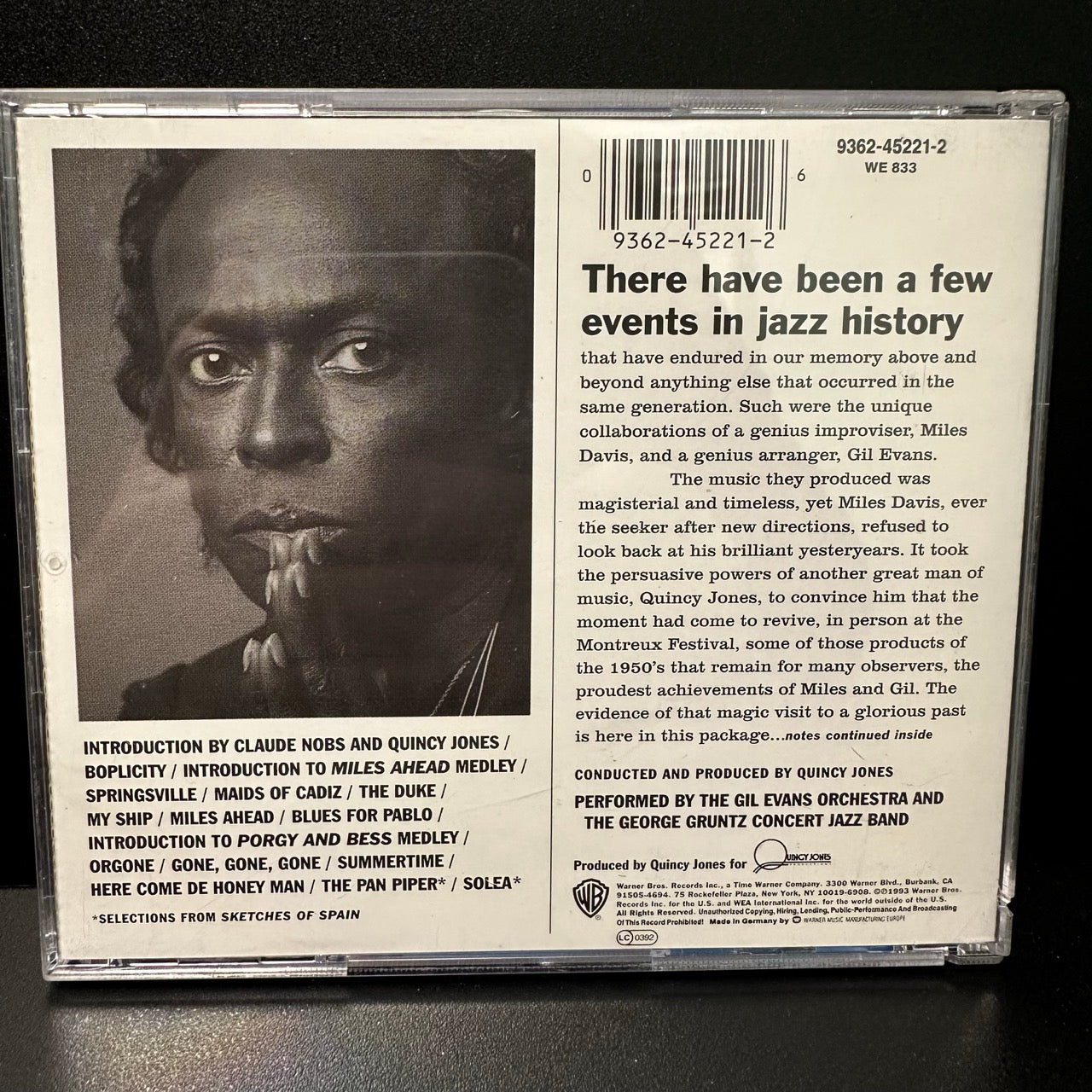 Miles Davis & Quincy Jones - Live At Montreux (CD)