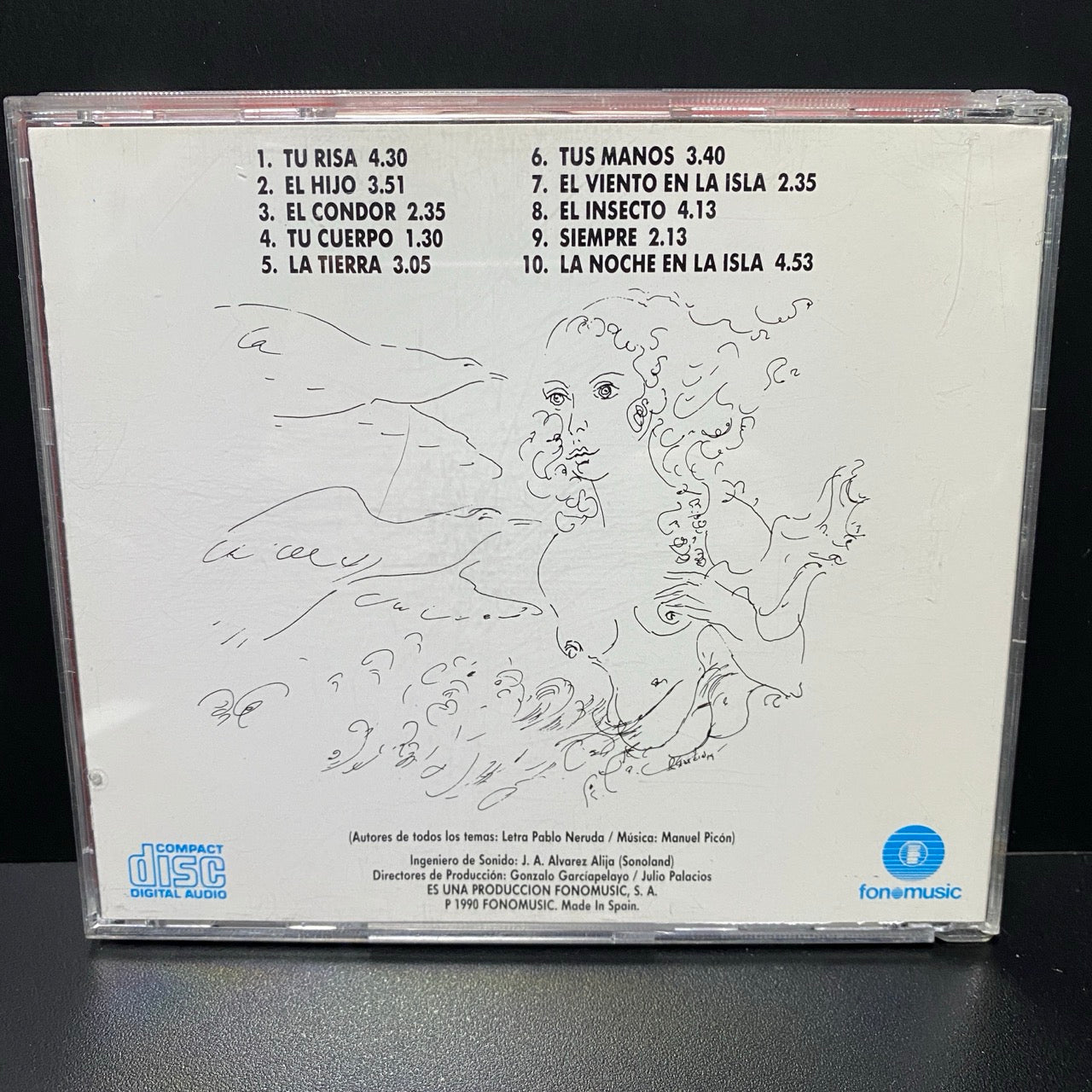 Olga Manzano Y Manuel Picón - Poemas De Amor - Los Versos Del Capitán - Pablo Neruda (CD)