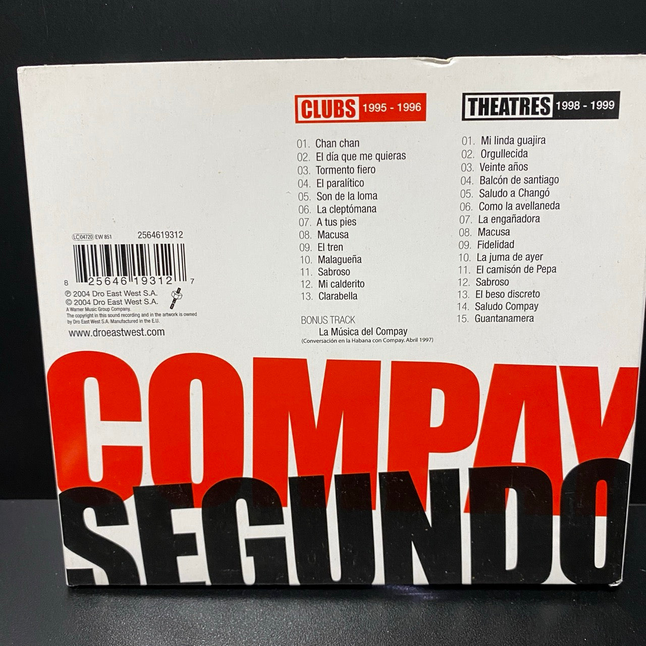 Compay Segundo - En Concierto / En Concert / Live / In Concerto / コンサートで (2xCD)