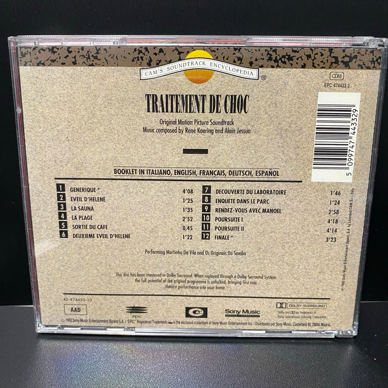 Traitement De Choc (Original Motion Picture Soundtrack) (CD)