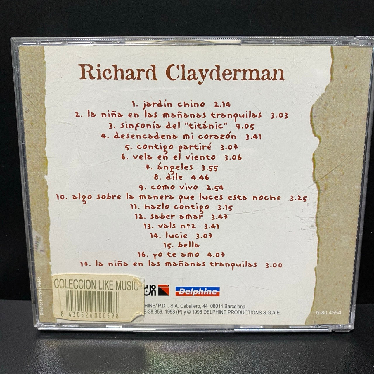 Richard Clayderman - Jardin Chino (CD)