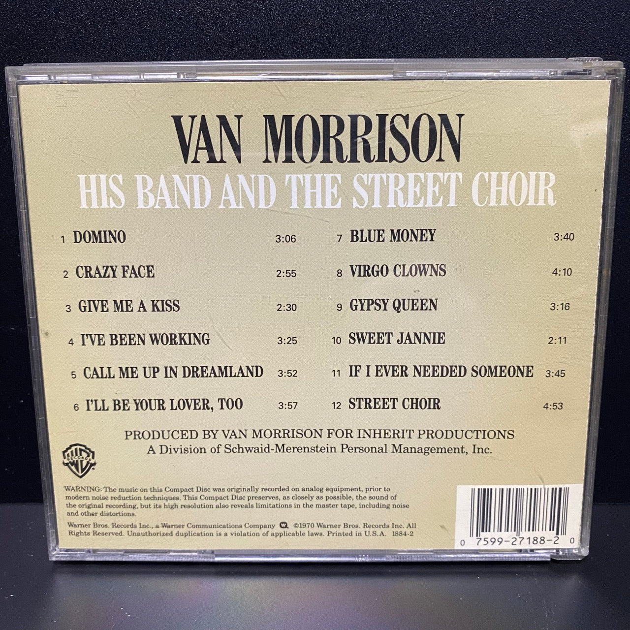 Van Morrison - His Band And The Street Choir (CD)